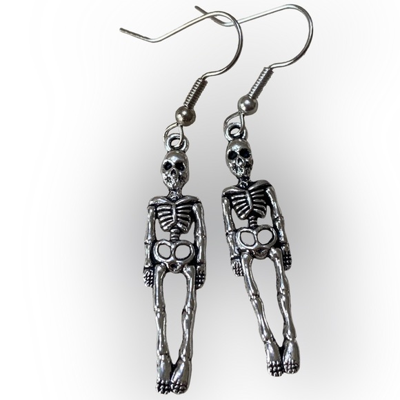 Skeleton Earrings unisex - Picture 4 of 4